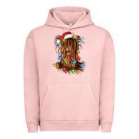 Pigment Salmon christmas heifer cow gnome Urban Hoodie - CowGirlArtShop