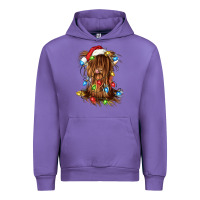 Tulip christmas heifer cow gnome Urban Hoodie - CowGirlArtShop