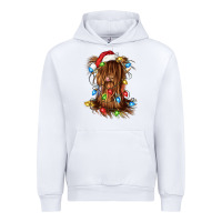 White christmas heifer cow gnome Urban Hoodie - CowGirlArtShop