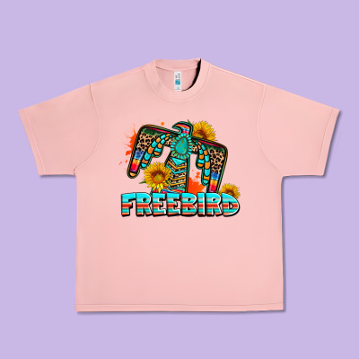 Freebird Thunderbird Urban Heavy Tee Designed By Adodesignshop