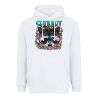 White cute but feral Heavyweight Hoodie - Artiststas