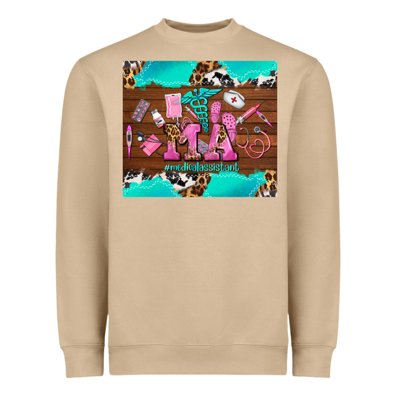 Ma Medical Assistant And Elements Heavyweight Sweatshirt by AdoDesignShop | Teevron
