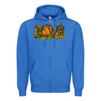 True Royal camping love Zipper Hoodie - NancyCooperArtShop