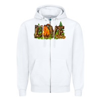 White camping love Zipper Hoodie - NancyCooperArtShop