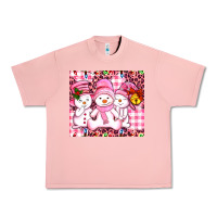 Salmon pink snowgirls Urban Heavy Tee - AdoDesignShop