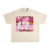 Sandshell pink snowgirls Urban Heavy Tee - AdoDesignShop