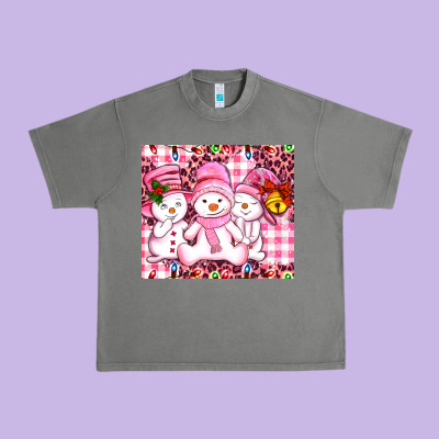Pink Snowgirls Urban Heavy Tee Designed By Adodesignshop
