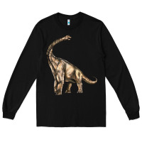 Black Brachiosaurus Long Sleeve Tee - LillyAllenDesigns