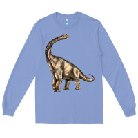 Colony Blue Brachiosaurus Long Sleeve Tee - LillyAllenDesigns