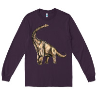 Plum Brachiosaurus Long Sleeve Tee - LillyAllenDesigns