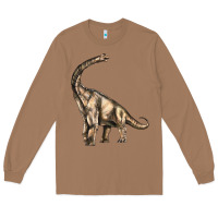 Toasted Coconut Brachiosaurus Long Sleeve Tee - LillyAllenDesigns
