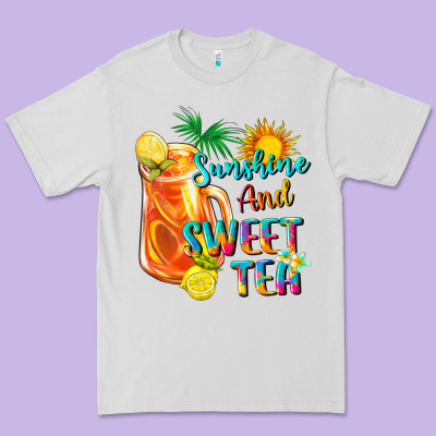Sunshine And Sweet Tea Premium Tee Designed By Texasbilliewilder