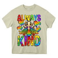 Mossy always bee kind pride lgbtq Heavy Core Tee - texasbilliewilder
