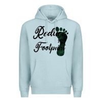 Blue Mist Climate Change Reduce Your Carbon Footprint Gift Premium Hoodie - Bettercallsaul