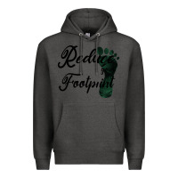 Charcoal Heather Climate Change Reduce Your Carbon Footprint Gift Premium Hoodie - Bettercallsaul