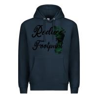 Navy Climate Change Reduce Your Carbon Footprint Gift Premium Hoodie - Bettercallsaul