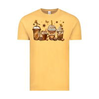 Vintage Mustard melanin afro coffee cups Vintage Tee - Jasminsmagicworld