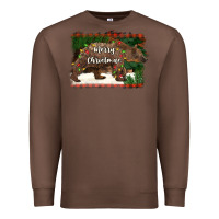 Chestnut merry christmas bear Premium Sweatshirt - BarkalooDesign
