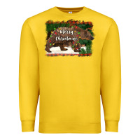 Lemon merry christmas bear Premium Sweatshirt - BarkalooDesign