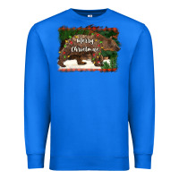 True Royal merry christmas bear Premium Sweatshirt - BarkalooDesign