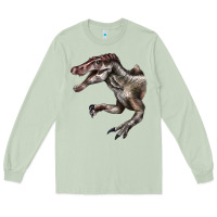 Matcha Spinosaurus Face Long Sleeve Tee - LillyAllenDesigns