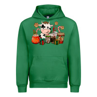 Emerald cow coffee cups christmas Urban Hoodie - CowGirlArtShop