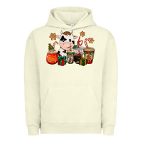 Pigment Pistachio cow coffee cups christmas Urban Hoodie - CowGirlArtShop