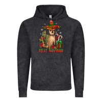 Vintage Black Chihuahua feliz navidad Vintage Hoodie - JahusDesignShop