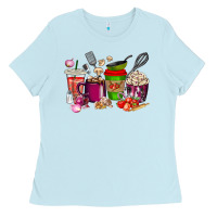 Lunch Lady Coffee Cups Ladies Tee | Teevron