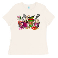 Bone lunch lady coffee cups Ladies Tee - texasbilliewilder