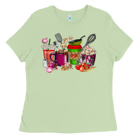 Matcha lunch lady coffee cups Ladies Tee - texasbilliewilder