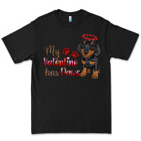 Black my valentine has paws Premium Tee - RanaPortraitStore