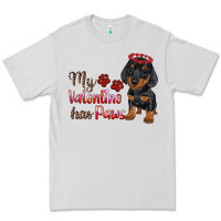 Dove Grey my valentine has paws Premium Tee - RanaPortraitStore