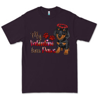 Plum my valentine has paws Premium Tee - RanaPortraitStore