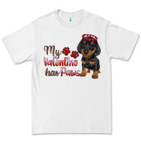 White my valentine has paws Premium Tee - RanaPortraitStore
