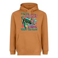 Meerkat everyone's journey is different trust the flow Heavyweight Hoodie - Artiststas