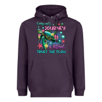 Plum everyone's journey is different trust the flow Heavyweight Hoodie - Artiststas
