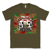 Army Green merry Christmas heifer Classic Tee - Jasminsmagicworld