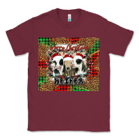 Burgundy merry Christmas heifer Classic Tee - Jasminsmagicworld