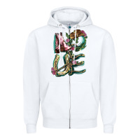 White love boots horseshoe cowboy Zipper Hoodie - NancyCooperArtShop