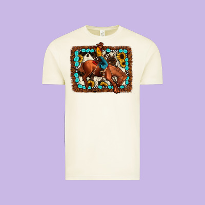 Rodeo Cowboy Vintage Tee Designed By Jahusdesignshop