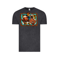 Vintage Black rodeo cowboy Vintage Tee - JahusDesignShop