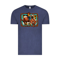 Vintage Denim rodeo cowboy Vintage Tee - JahusDesignShop