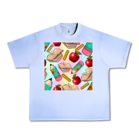 Grape Ice school seamless pattern Urban Heavy Tee - BundleAndBundleShop
