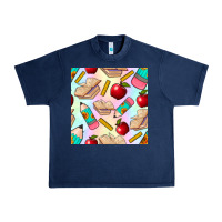 Navy school seamless pattern Urban Heavy Tee - BundleAndBundleShop