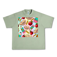 Oil Green school seamless pattern Urban Heavy Tee - BundleAndBundleShop