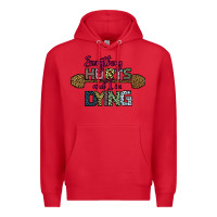 Red Everything Hurts and I m Dying Premium Hoodie - Bettercallsaul