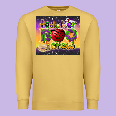 Teacher Boo Crew Tumbler Premium Sweatshirt Designed By Barkaloodesign