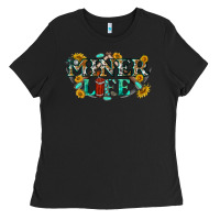 Black miner life Ladies Tee - texasbilliewilder