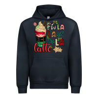 Navy Fa la la la latte Urban Hoodie - CowGirlArtShop